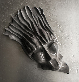 IZA, Isabelle Ardevol, femme artiste contemporain, sculpteure, sculptrice, art le cri, sculpture en resine acrylique, 2015