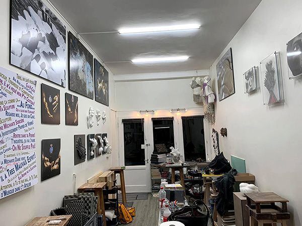 Isabelle Ardevol Lausanne studio - inside view