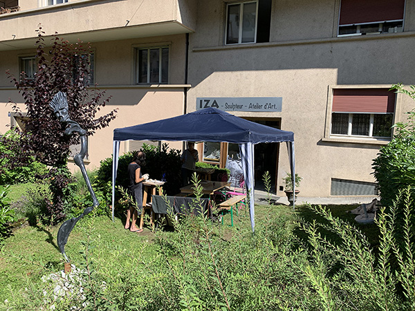 Isabelle Ardevol Lausanne studio - outside view