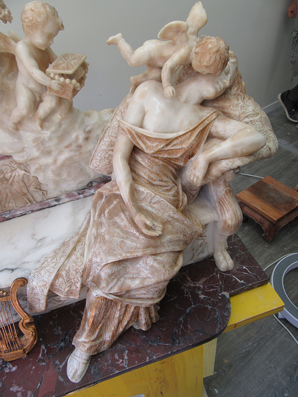 IZA - Isabelle Ardevol - Restauration sculpture Prof A. Petrilli