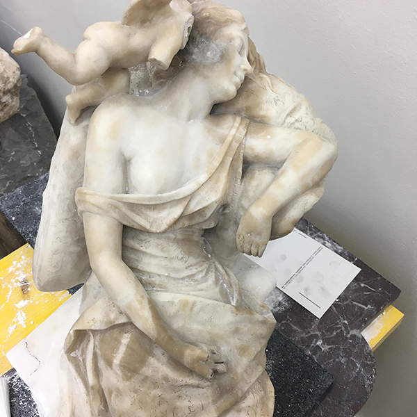 IZA - Isabelle Ardevol - Restauration sculpture Prof A. Petrilli