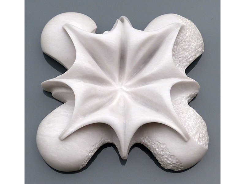 Isabelle Ardevol – Inner temple, turkish white marble sculpture - 2019