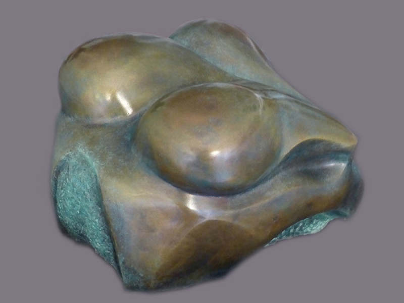 Isabelle ardevol bronze contemporary sculpture called Double Je. Represents different stages of woman, feminity and emotions. Casted in 2020