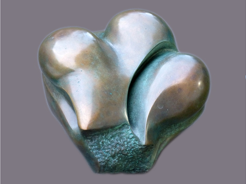 IZA - Isabelle Ardevol - Sculpture en bronze appelee Double-Je - 2020