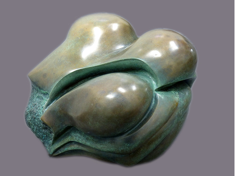 IZA - Isabelle Ardevol - Sculpture en bronze appelee Double-Je - 2020