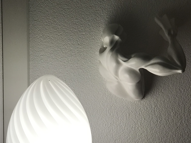 IZA - Isabelle Ardevol - Sculpture appelee Arachement, résine acrylique, 2015