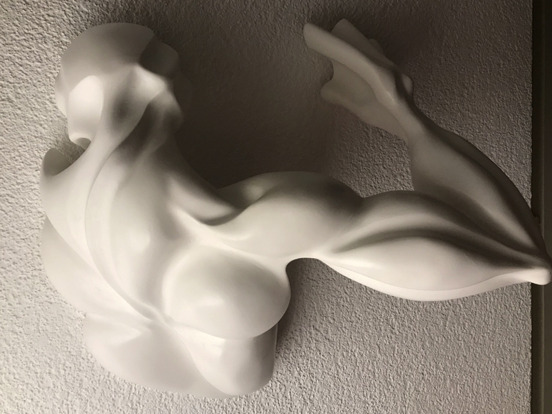 IZA - Isabelle Ardevol - Sculpture appelee Arachement, résine acrylique, 2015