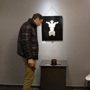 IZA -  Isabelle Ardevol exposition en 2014 à la Galerie En Beauregard à Montreux