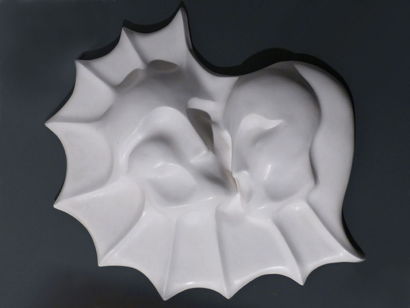 Isabelle Ardevol Solar Couple sculpture, 2012, acrylic resin, part of the Energence serie