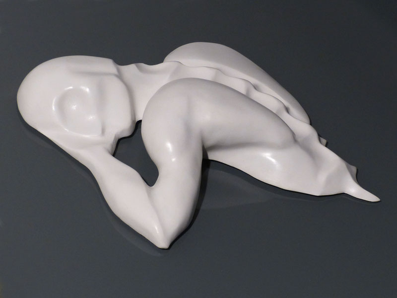 Sculpture appelée Rêverie d'un Promeneur Solitaire de IZA - Isabelle Ardevol - Sculpteur contemporain basé à Lausanne. Peut aussi être réalisée en marbre. Plus d'info sur www.sculpteur.eu