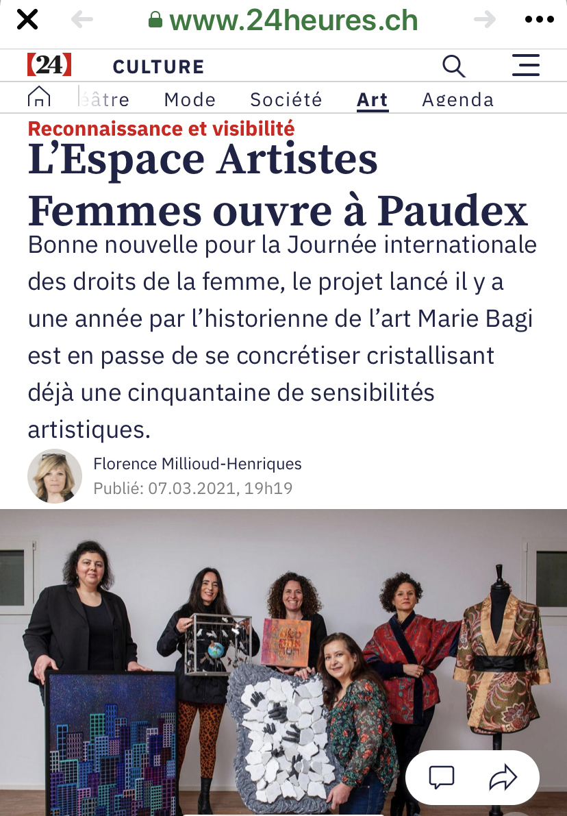  IZA - Isabelle Ardevol, artiste contemporain - ouverture de l'EAF, 24heuress