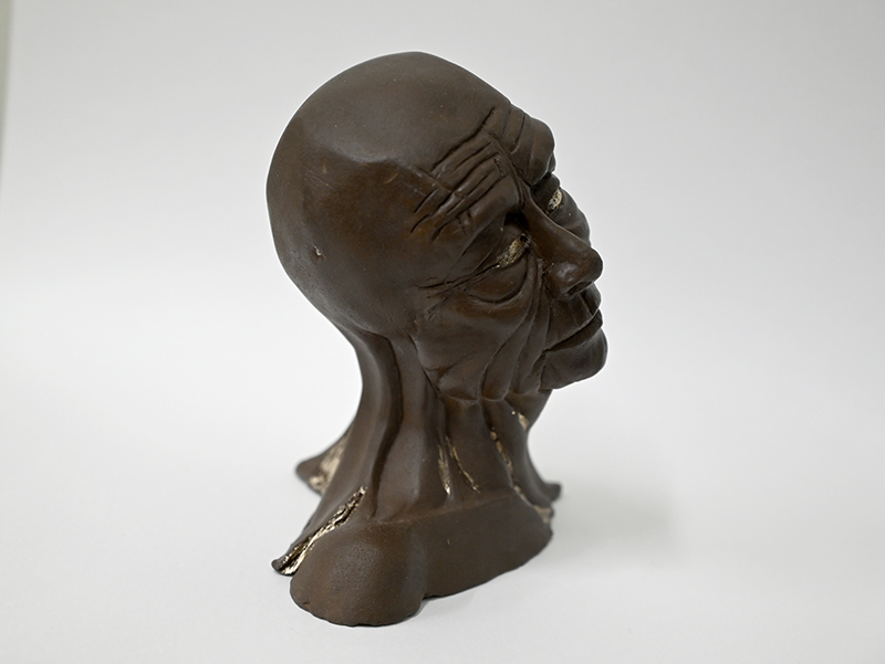 IZA, Isabelle Ardevol, femme artiste contemporain, sculpteure, sculptrice, art, portrait de Louise, L'âge mûr... ou 115 ans après, sculpture en céramique inspirée de l'oeuvre de Camille Claudel.. - 2023