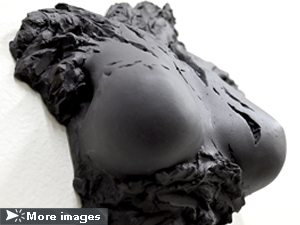 IZA, Isabelle Ardevol - States of soul, white porcelain sculpture - detail - 2024