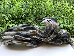 Isabelle Ardevol student soapstone sculpture made in her studio